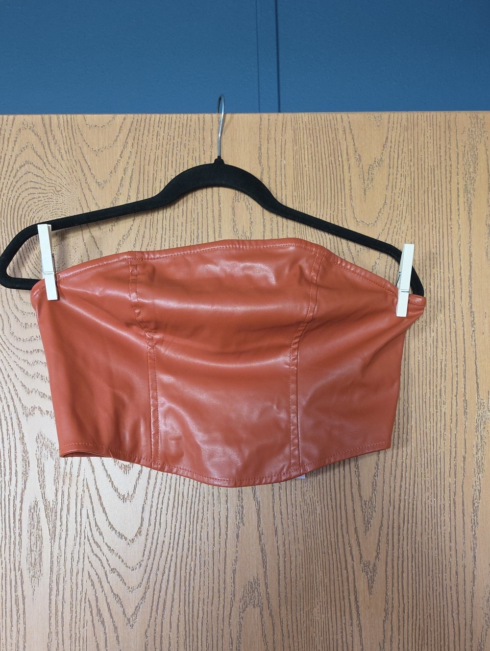 NWT Wild Fable Faux Leather Tube Top Size M